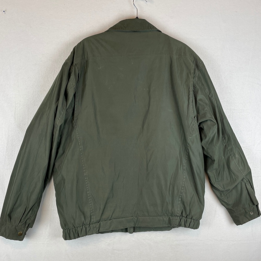 Croft & Barrow Mens Olive Green Fleece Lined Jacket Ultimate Stain Defense LT - Picture 6 of 9